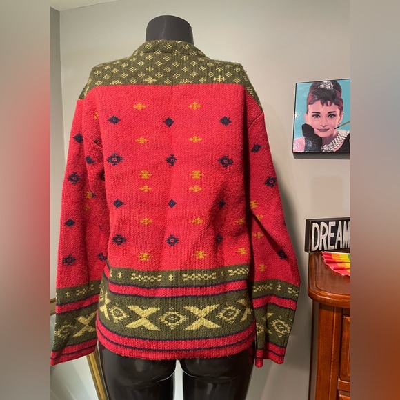 Women’s Vintage Wool Cabin Cardigan  ( Medium ) - Picture 4 of 4